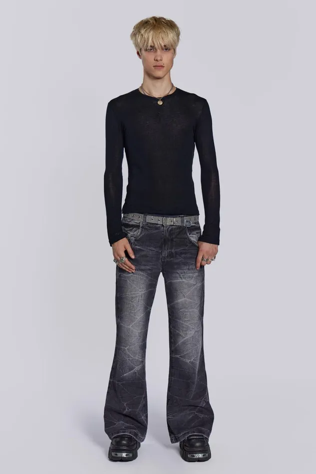 Men Black Mist Long Sleeve Jaded London Basics