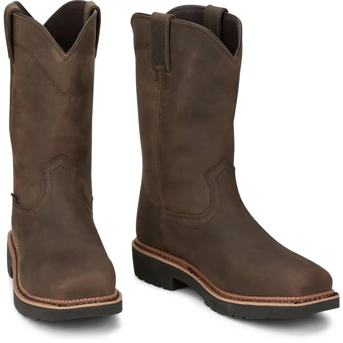 MEN Carbide 11034 Work Limited Edition Pecan Justin Boots Work