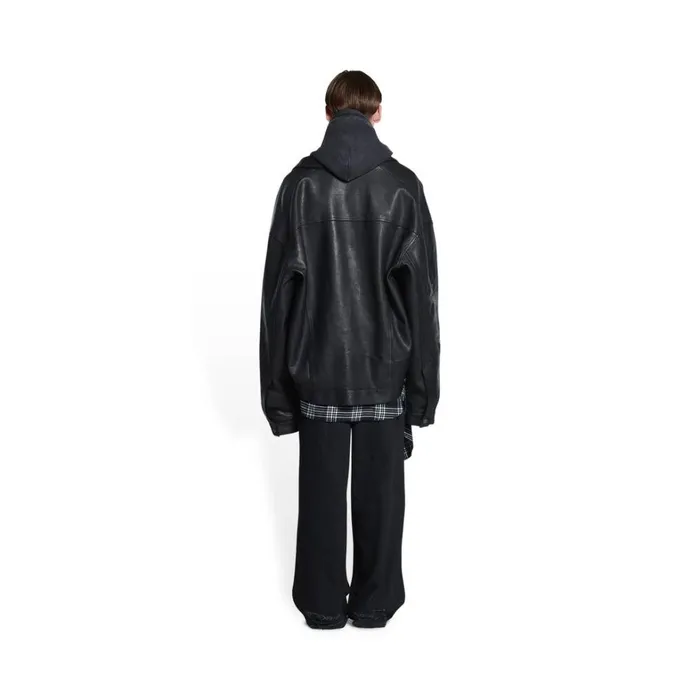 Men Coats and Jackets Balenciaga Denim Style Jacket In Black