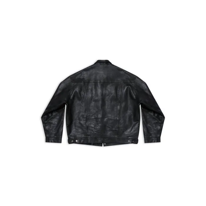 Men Coats and Jackets Balenciaga Denim Style Jacket In Black