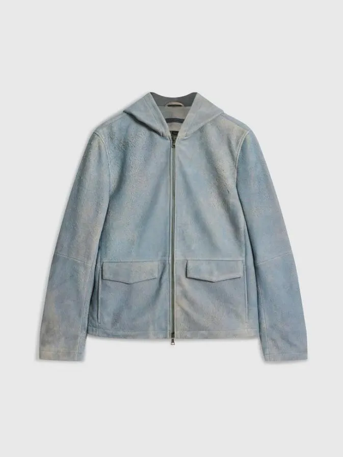 Men Coats And Jackets John Varvatos MATEO HOODED JACKET Empire Blue