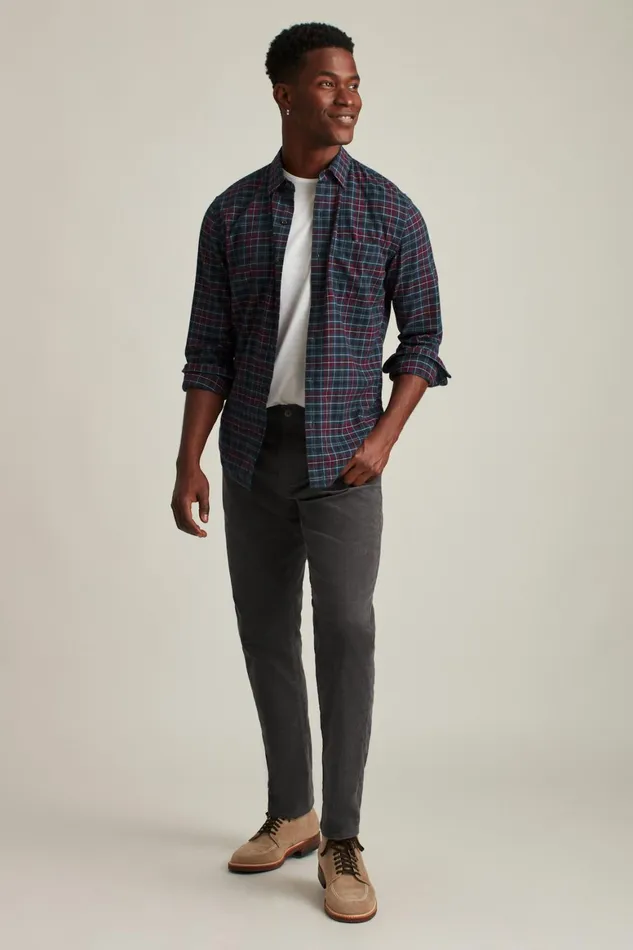 Men Corduroy 5Pocket Pants Forged Iron Bonobos 5Pocket Pants
