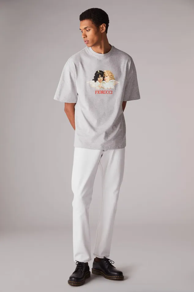 Men Fiorucci TShirts and Tops Angels TShirt Grey