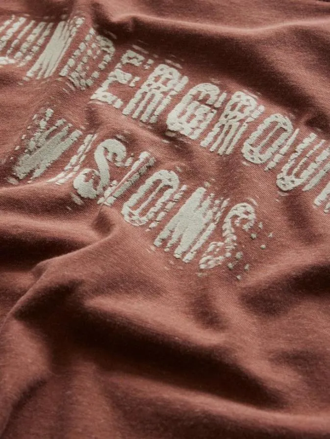 Men Graphic Tees John Varvatos UNDERGROUND VISIONS TEE Ginger