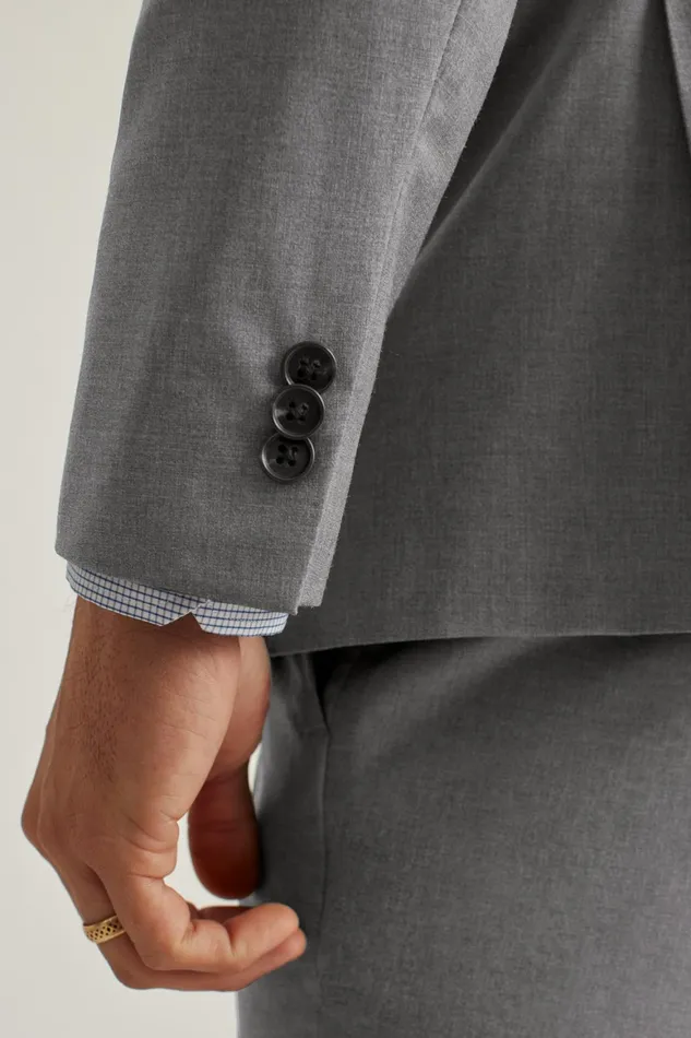 Men Italian Performance Suit Mason Solid Grey Bonobos Suits