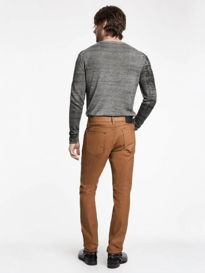 Men Jeans John Varvatos J702 8211 PAOLO WASH Flax Heather