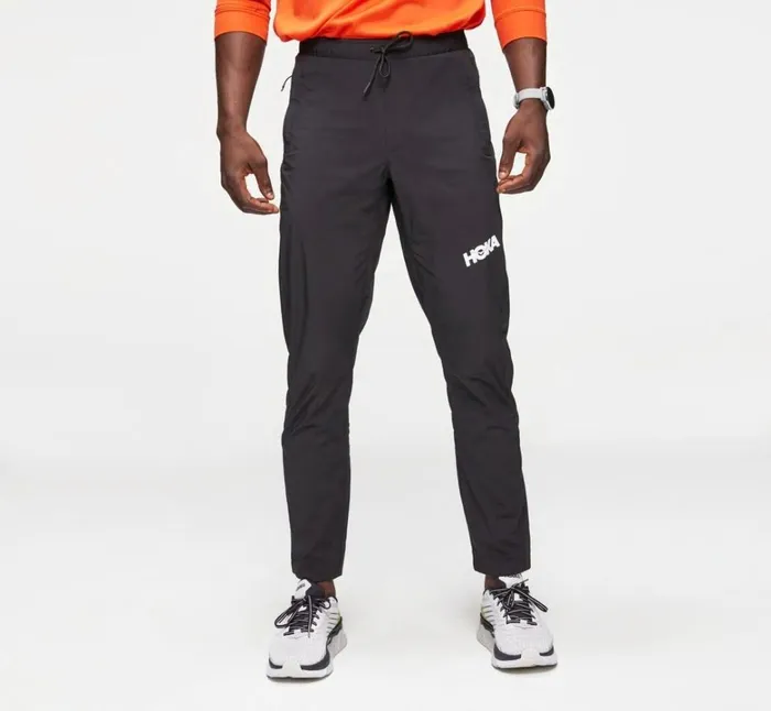 Men Jogger Black HOKA ONE ONE Bottoms