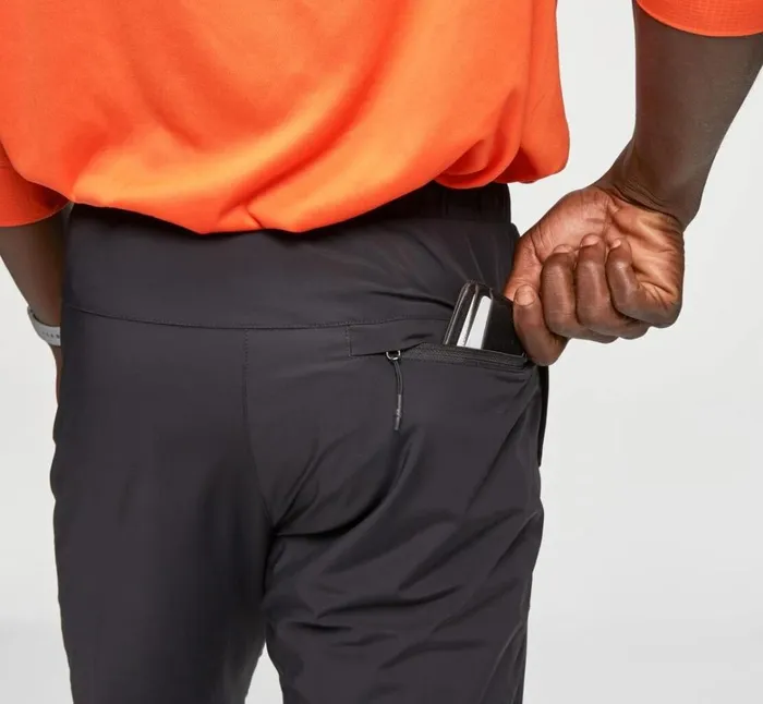 Men Jogger Black HOKA ONE ONE Bottoms
