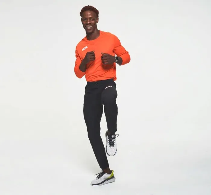 Men Jogger Black HOKA ONE ONE Bottoms