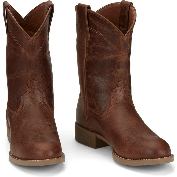 MEN Kilgore 10034 Stampede Roper Hickory Justin Boots Western