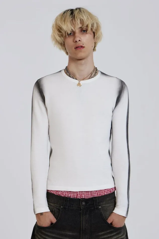 Men Lowlight Long Sleeve Jaded London TShirts and Vests