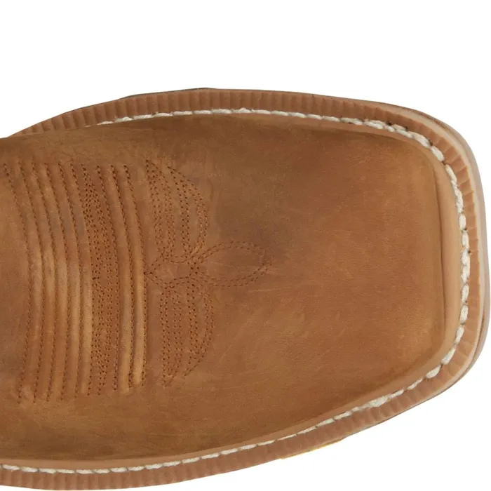 MEN Montana Nano Comp Toe Rust Justin Boots Work