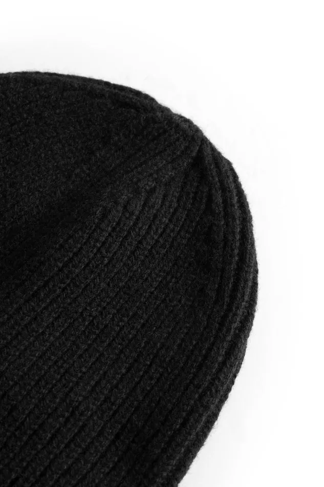 Men Norse Projects Beanies Merino Lambswool Rib N Logo Beanie Grey Melange