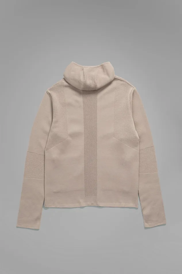 Men Norse Projects Knitwear Aero Hooded Tech Jacket Utility Khaki