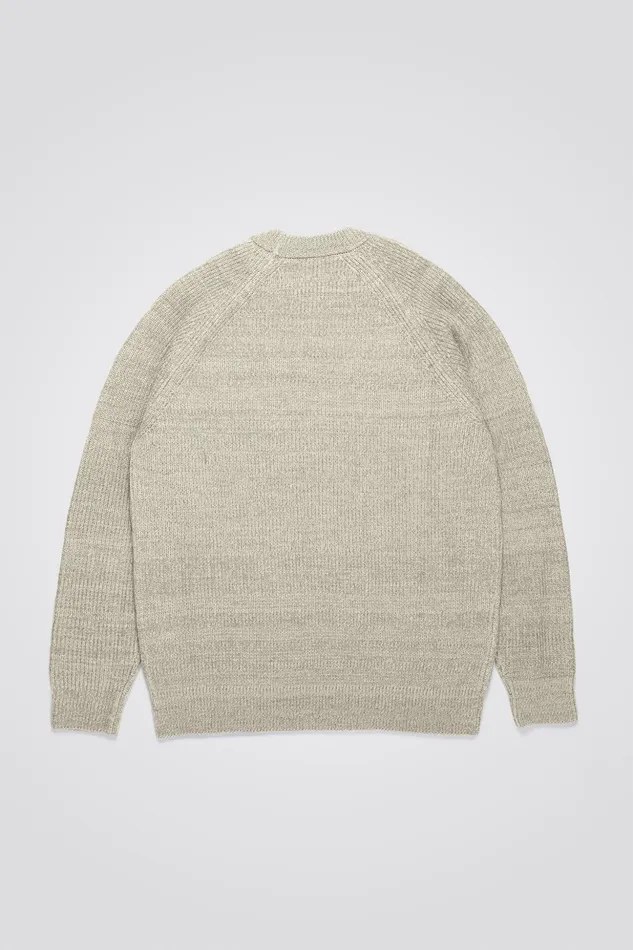 Men Norse Projects Knitwear Roald Cotton Wool Sediment Green