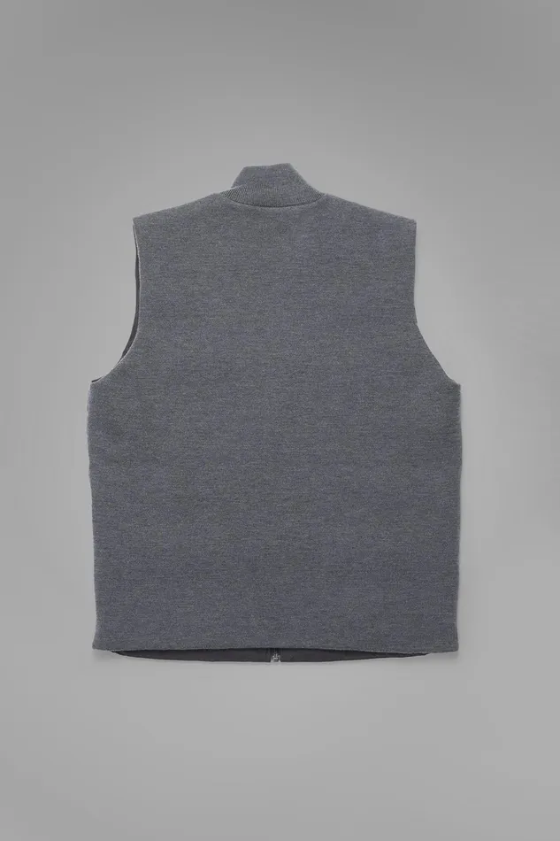 Men Norse Projects Outerwear Pertex Shield Hybrid Knit Gilet Black