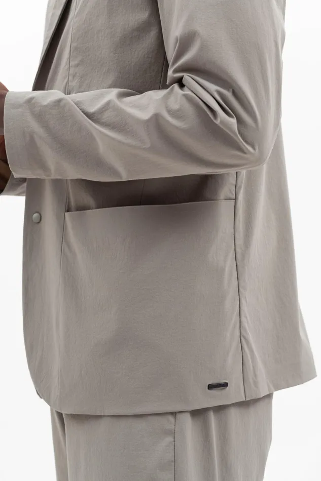 Men Norse Projects Overshirts Emil Travel Light Concrete Grey