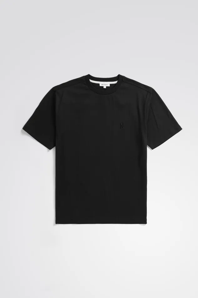 Men Norse Projects TShirts Johannes N Logo Tshirt Black