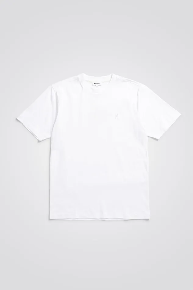 Men Norse Projects TShirts Johannes N Logo Tshirt White