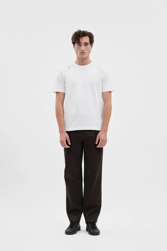 Men Norse Projects TShirts Johannes N Logo Tshirt White