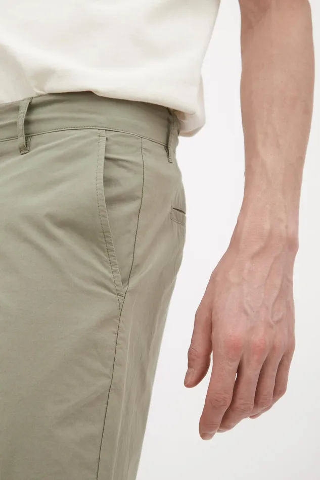 Men Norse Projects Trousers Andersen Regular Typewriter Flat Front Trouser Clay