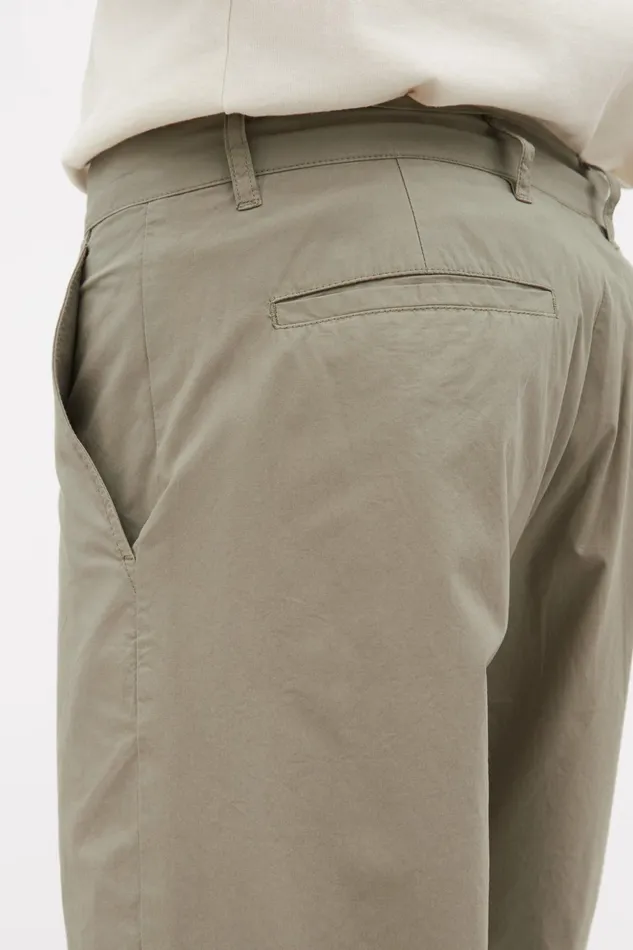 Men Norse Projects Trousers Andersen Regular Typewriter Flat Front Trouser Clay