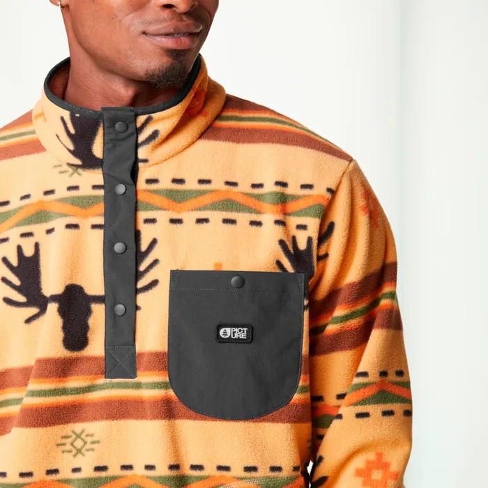 Men ORAVIK 14 FLEECE Picture Organic Clothing Sweats and Hoodies