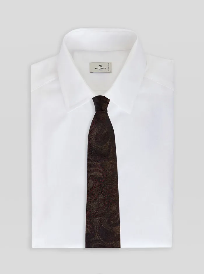 Men Paisley Pattern Tie Etro Ties And Pocket Squares