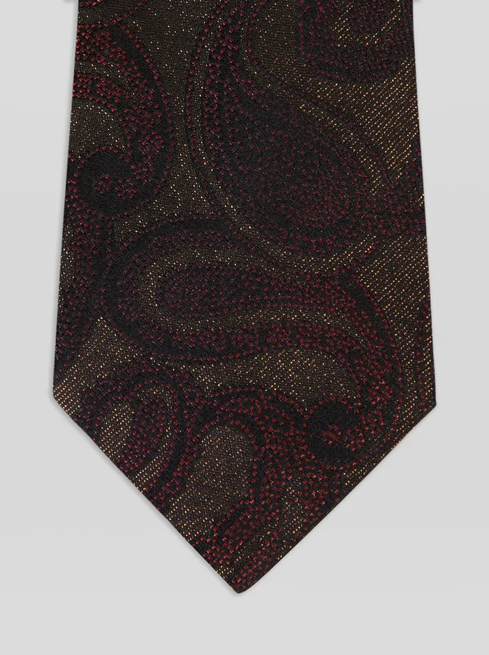 Men Paisley Pattern Tie Etro Ties And Pocket Squares