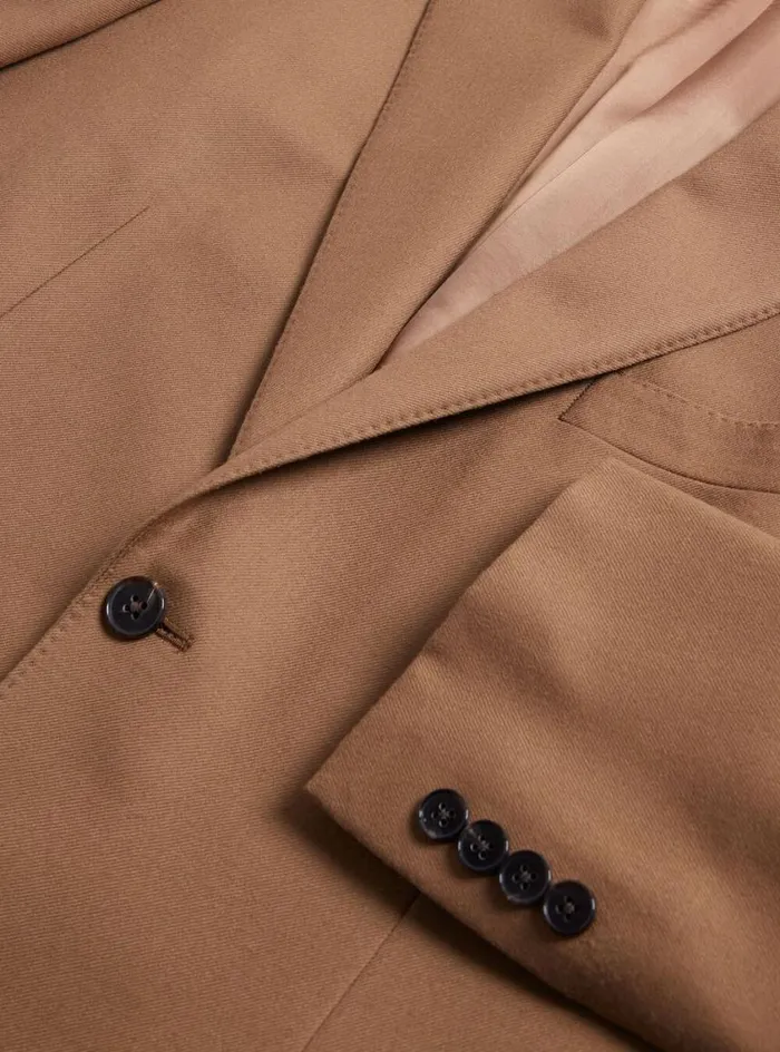 Men Paul Stuart Blazers and Jackets Wool Jacket Camel