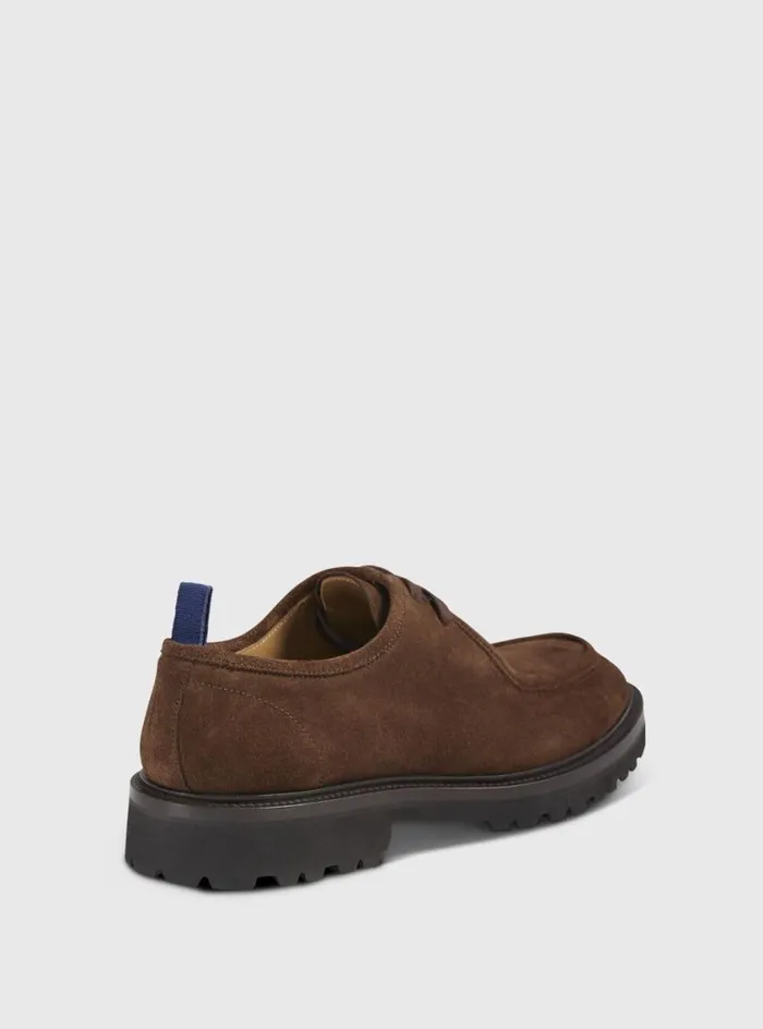 Men Paul Stuart Laceups and Oxfords Hughes II Derby Suede Brown