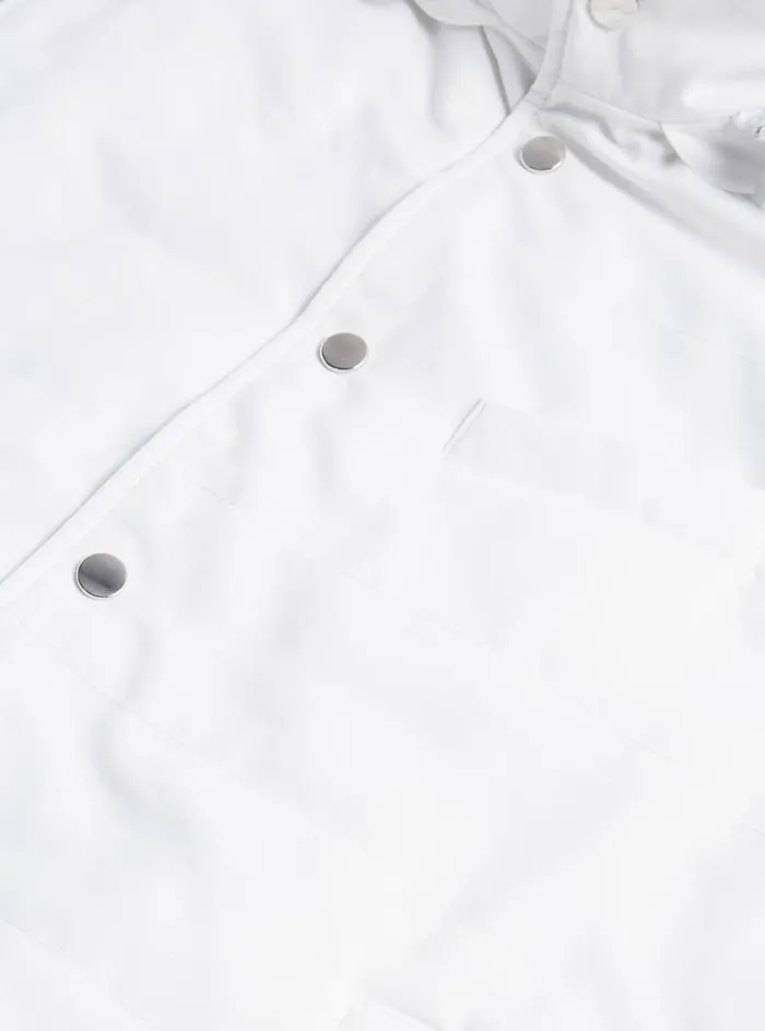 Men Paul Stuart Outerwear Belsetta Vest With Removable Hood White