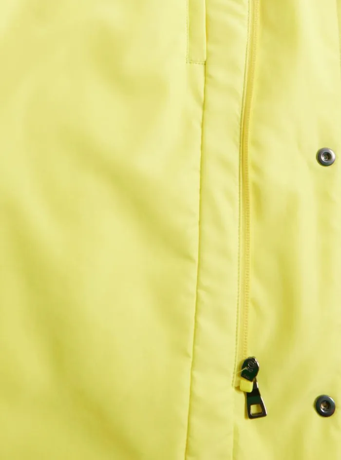 Men Paul Stuart Outerwear Hooded Parka Yellow
