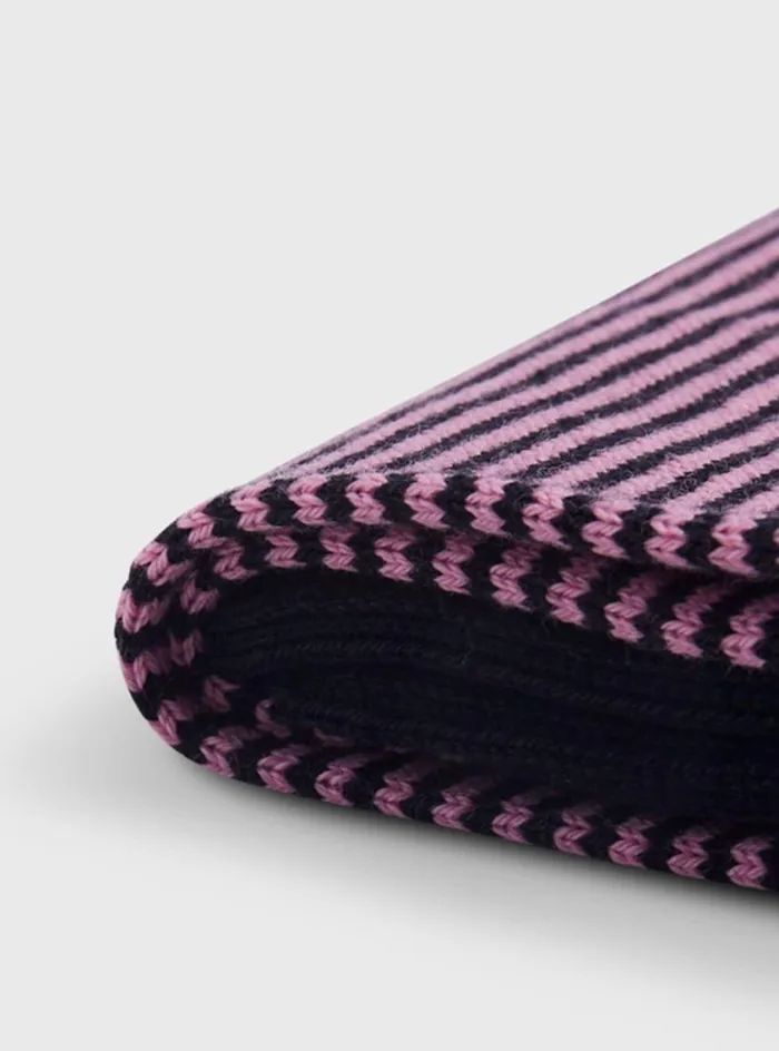Men Paul Stuart Socks Cotton Horizontal Stripe Sock Navypink