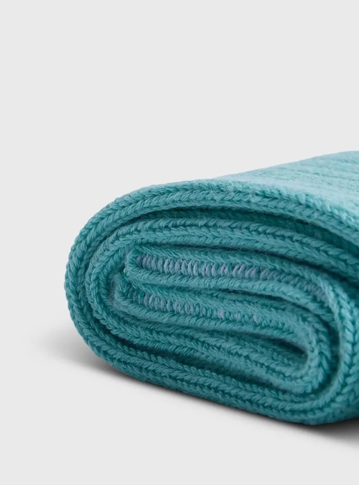 Men Paul Stuart Socks Ribbed Sport Crew Sock Seafoam