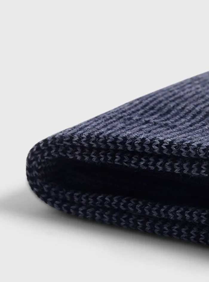 Men Paul Stuart Socks Wool Micro Stripe Sock Black