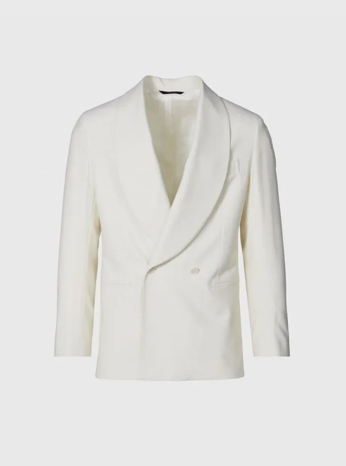 Men Paul Stuart Suits and Tuxedos Cashmere Shawl CollarDinner Jacket Cream