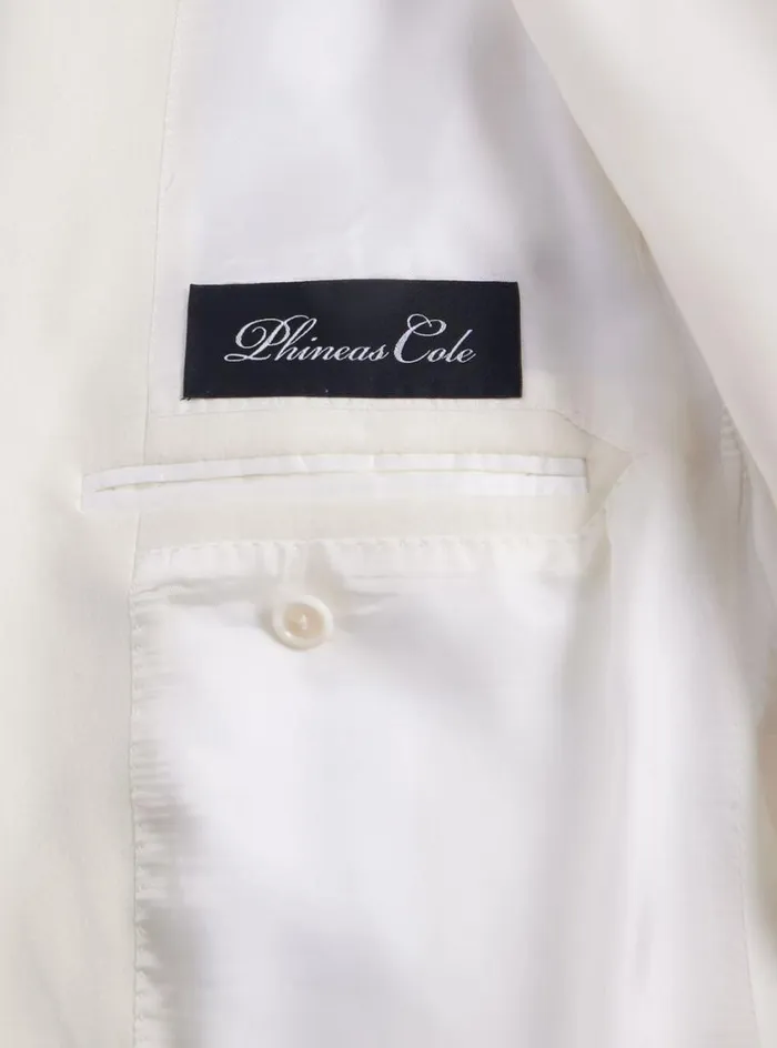 Men Paul Stuart Suits and Tuxedos Cashmere Shawl CollarDinner Jacket Cream