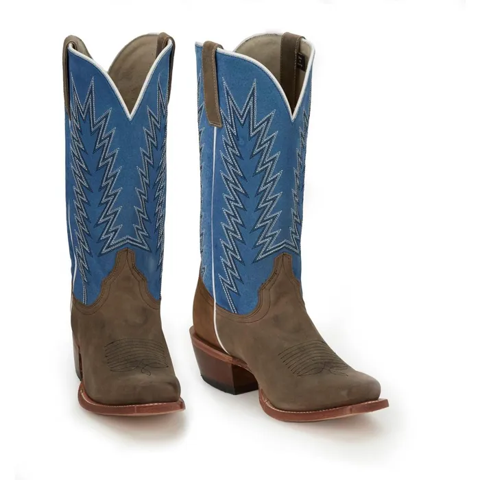 MEN Ranker 13 Western Steel Grey Justin Boots Western