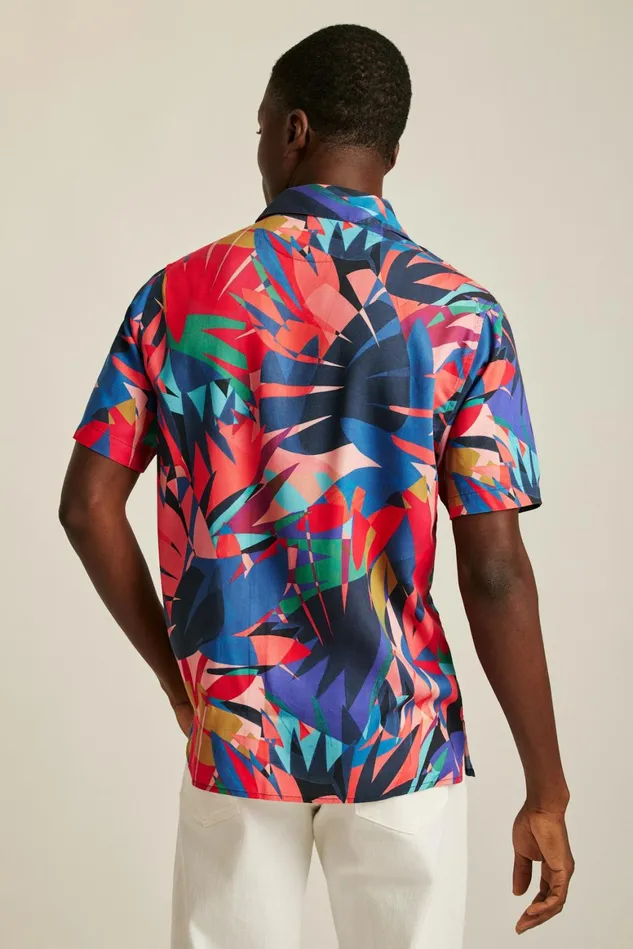Men Riviera Cabana Shirt Tropical Fanfare Bonobos Casual Shirts