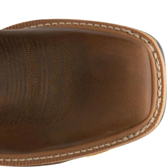 MEN Roughneck 12034 Work Pecan Justin Boots Work