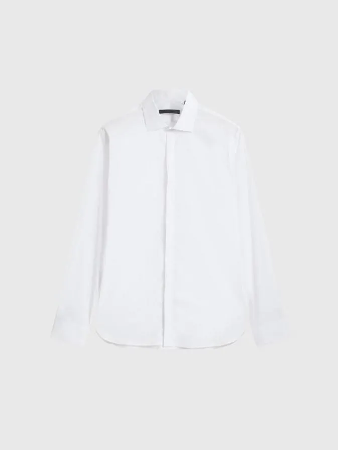 Men Shirts John Varvatos HENDRIX DRESS SHIRT White