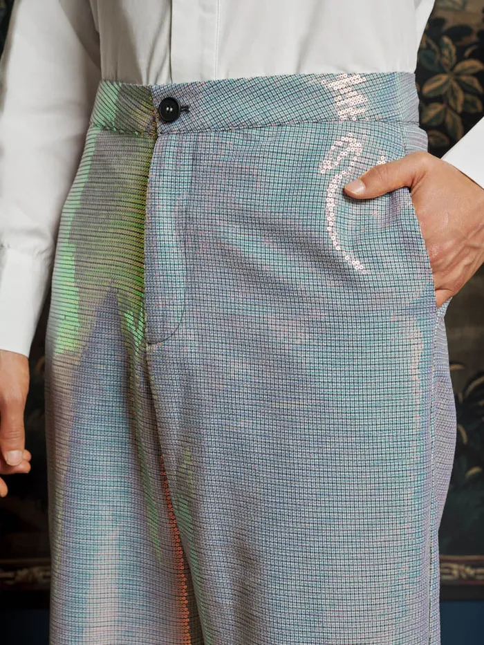 Men Sister Jane Trousers Edgar Sequin Trousers Multi Sequin
