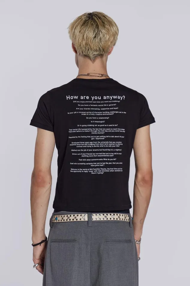 Men Sleazenation How Old Are You Baby Tee Jaded London TShirts and Vests