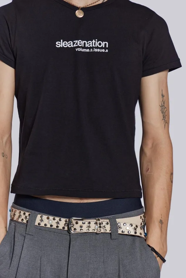 Men Sleazenation How Old Are You Baby Tee Jaded London TShirts and Vests