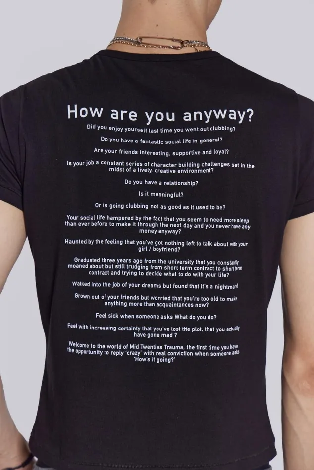 Men Sleazenation How Old Are You Baby Tee Jaded London TShirts and Vests