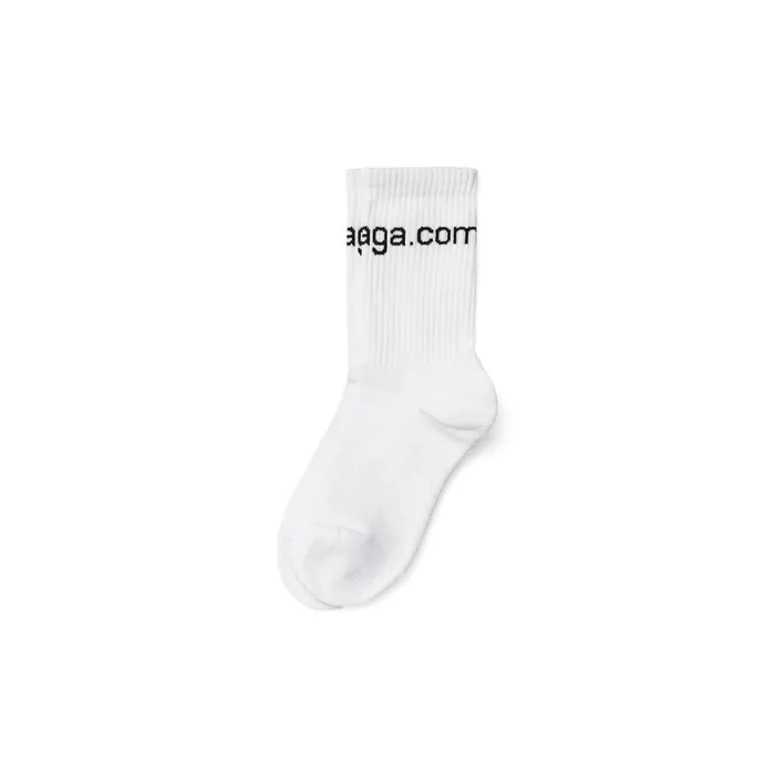 Men Socks Balenciaga Balcom Socks In White