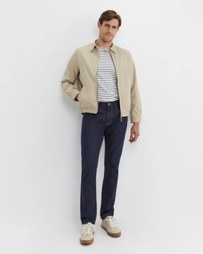Men Sportscraft Jackets and Blazers Harrington Jacket Limestone