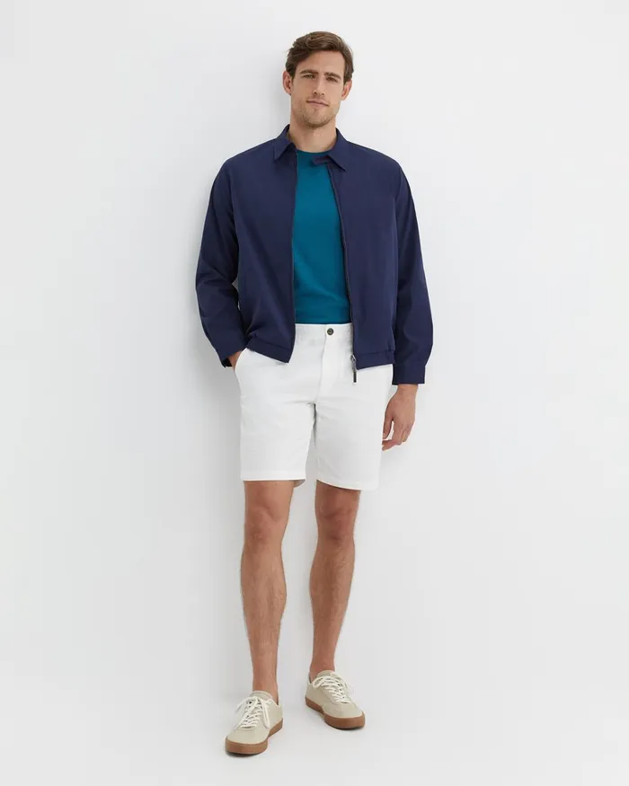 Men Sportscraft Jackets and Blazers Harrington Jacket Navy