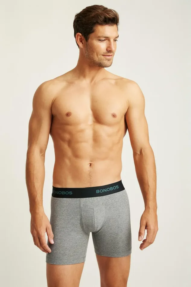 Men Supersoft Underwear Grey Heather Bonobos Socks and Underwear